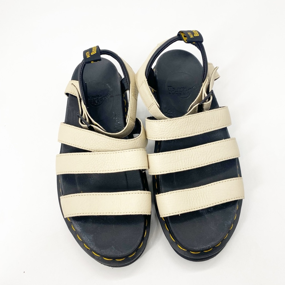 Dr. Martens Blaire Hydro Leather Creme Sandal 10 11 43 EUC - Picture 6 of 10